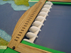 Les vannes du barrage, arrondies pour une meilleure compr&eacute;hension tactile