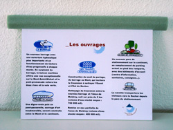 Planche tactile c&ocirc;t&eacute; texte